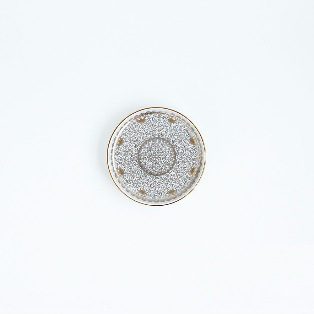 JAPAN EARTH 銘々皿 更紗 ゴールド – ARITA PORCELAIN LAB [公式