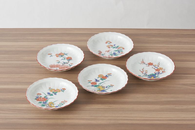 柿右衛門写し銘々皿[有田焼 伯父山窯]