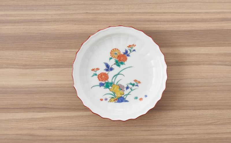 柿右衛門写し銘々皿[有田焼 伯父山窯]