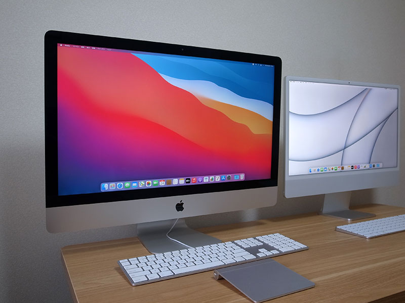 編集後記】8年間ありがとうiMac (27インチ Late 2012)。24インチM1