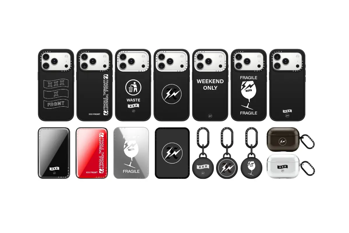 GOD SELECTION XXXとfragment design、CASETiFYのコラボによるiPhone