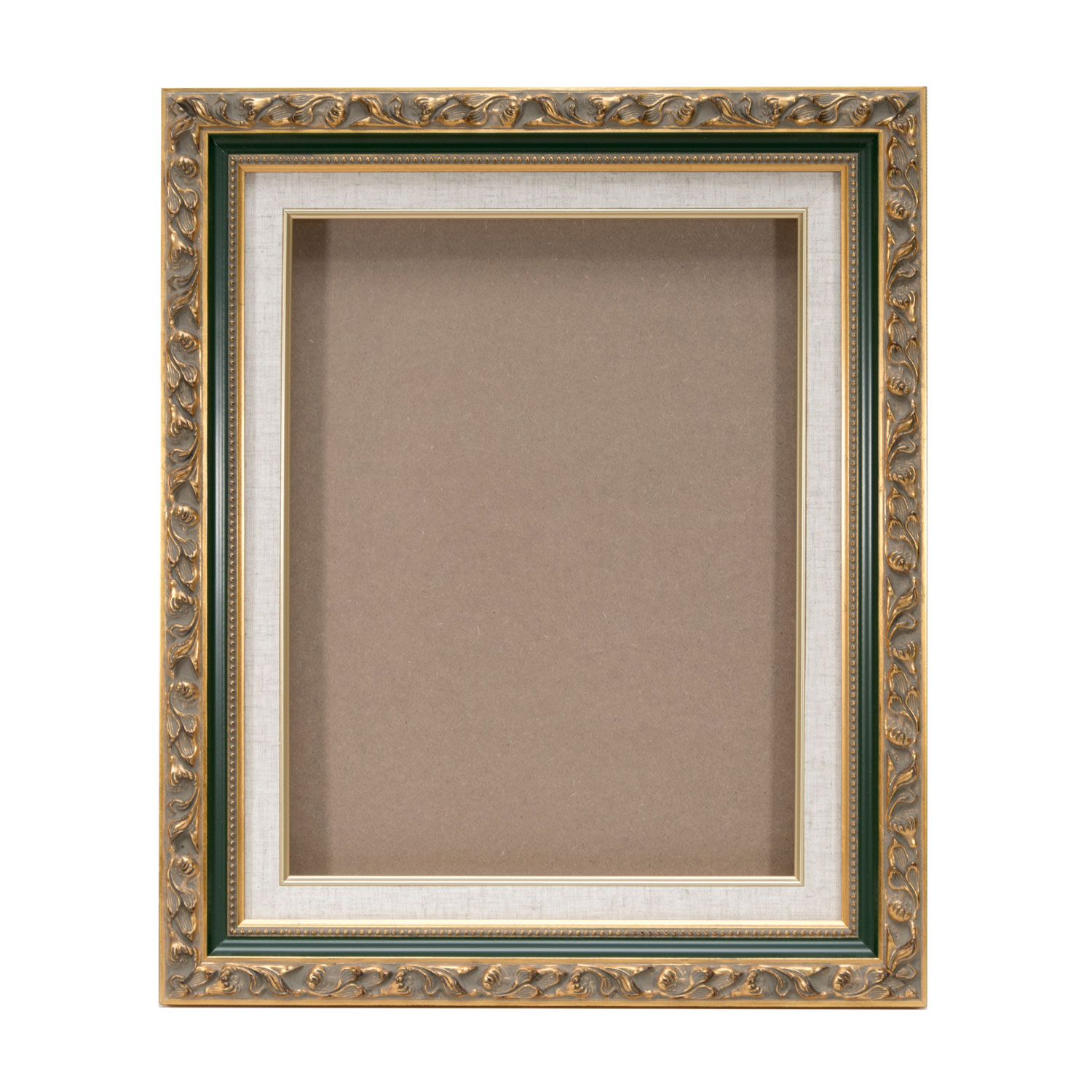 油彩オーダーフレーム アンティーク＆クラシカル 油彩額 グリーン