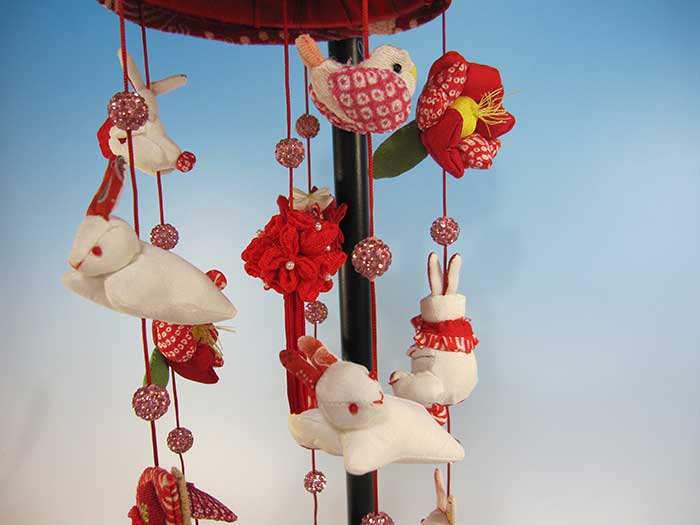 つるし雛 ちりめん うさぎっ子 高さ 41cm | 雛人形,ひな人形,五月人形