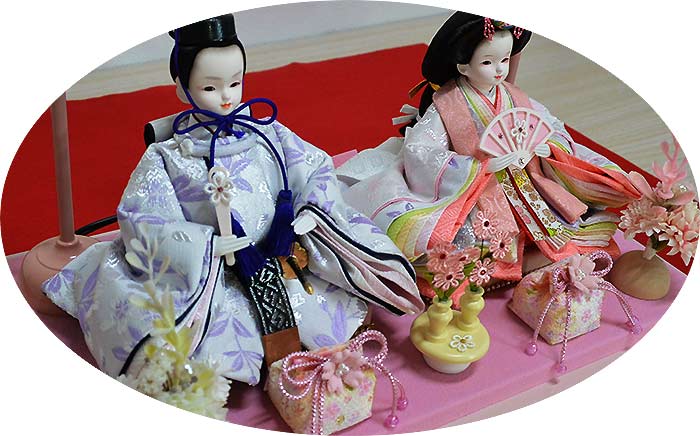 プリンセスひな人形の極上ケースセット ピンク さくら雛 ＜3SY-32RP