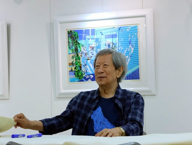 伊勢丹浦和店「鈴木英人の世界展」 作家来場サイン会 - 鈴木英人-EIZIN