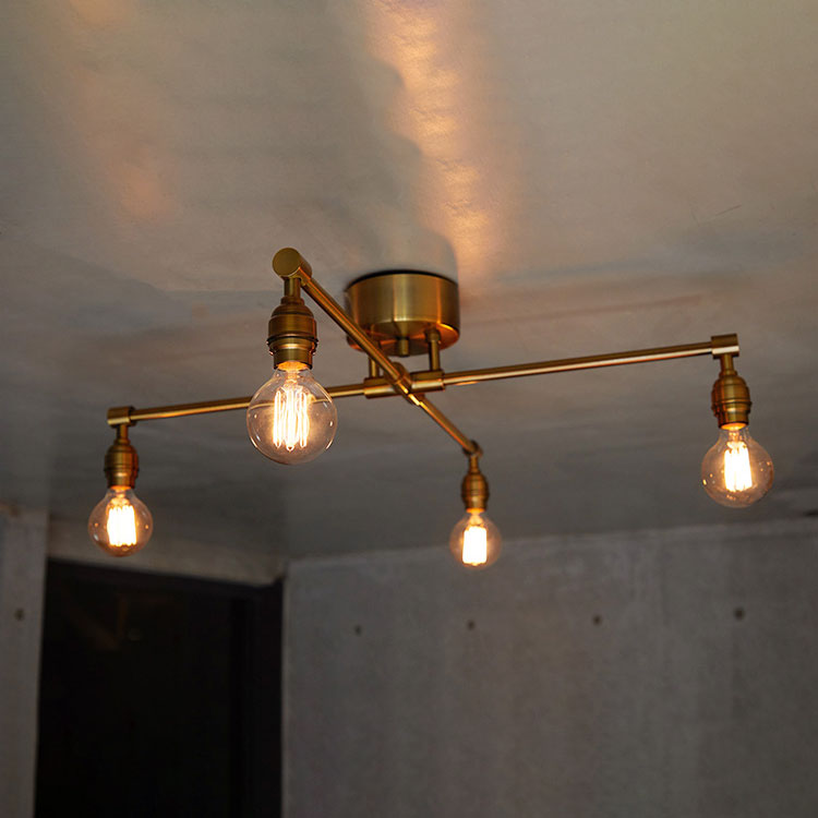 Laiton X-ceiling lamp｜ARTWORKSTUDIO公式