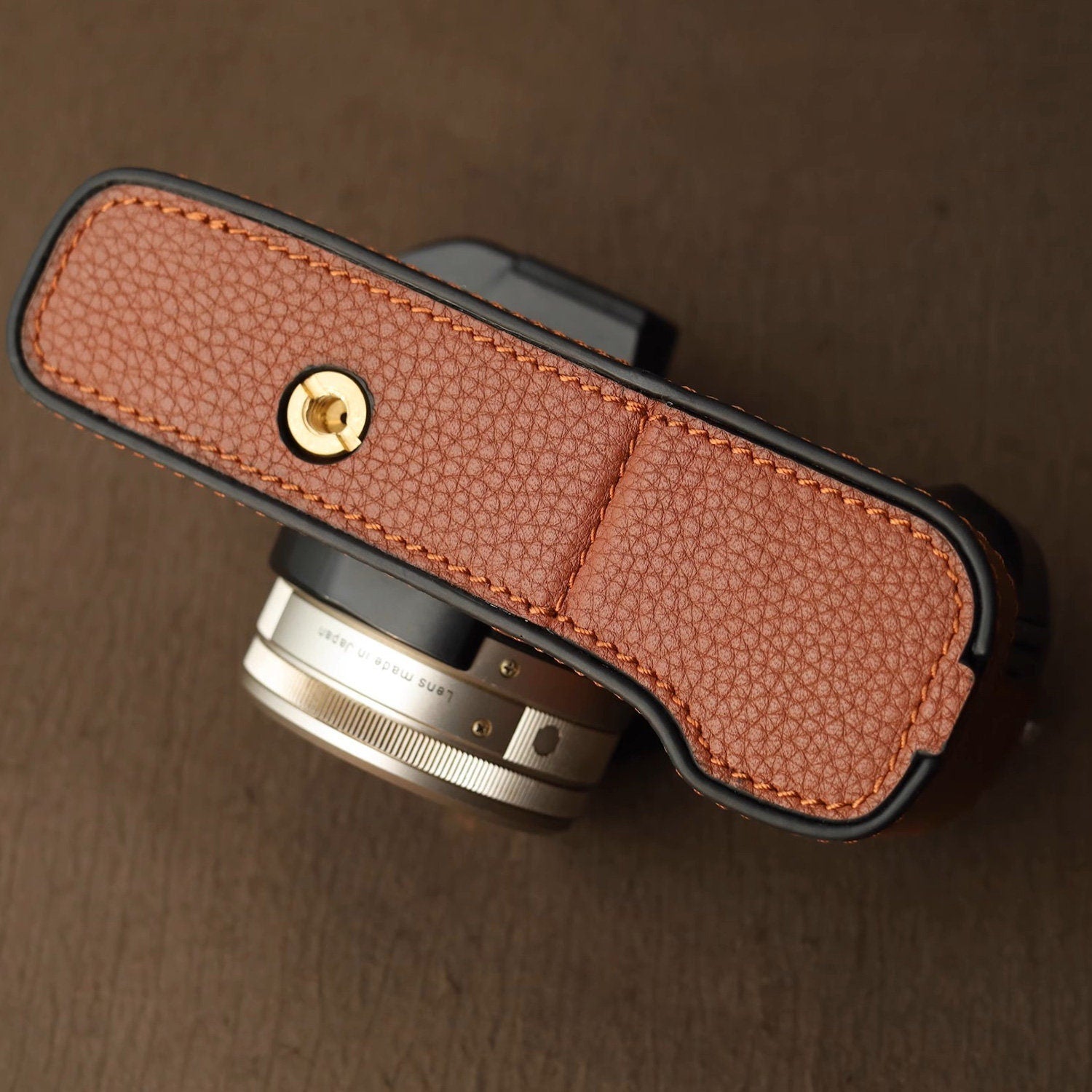 Contax G2 Handmade Half Case Cowhide Genuine leather Camera insert