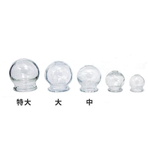 吸い玉　ガラス　22個 霧島ガラス玉 5号 吸着具 完成品（吸い玉・カッピング）【吸灸】純正