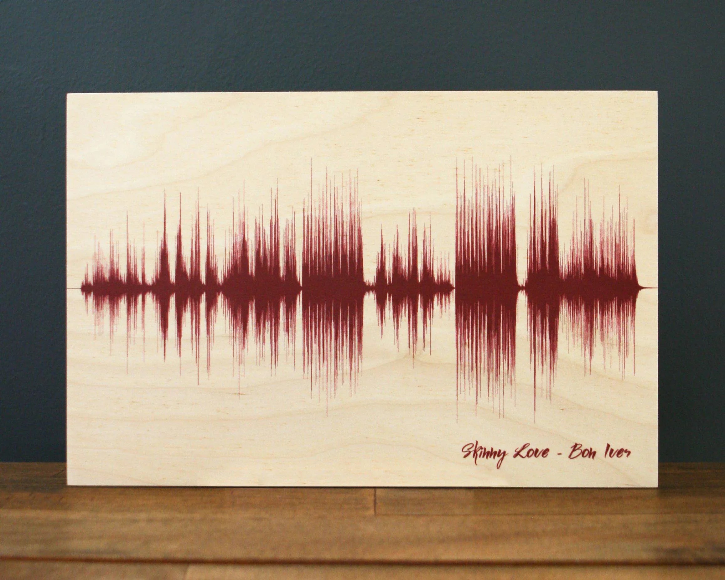 5 Year Wood Anniversary Gift | Artsy Voiceprint