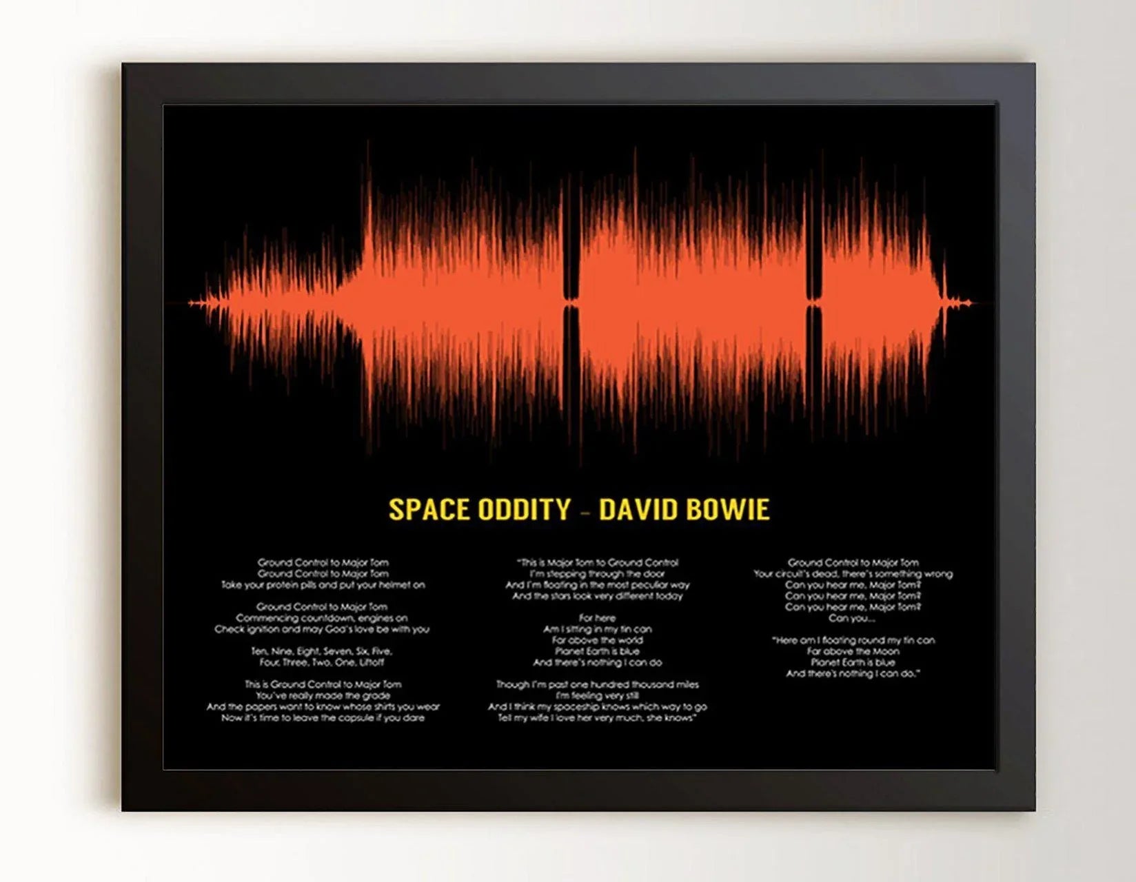 Song Lyric Art, Music Room Art, Gift for Musicians – Artsy Voiceprint