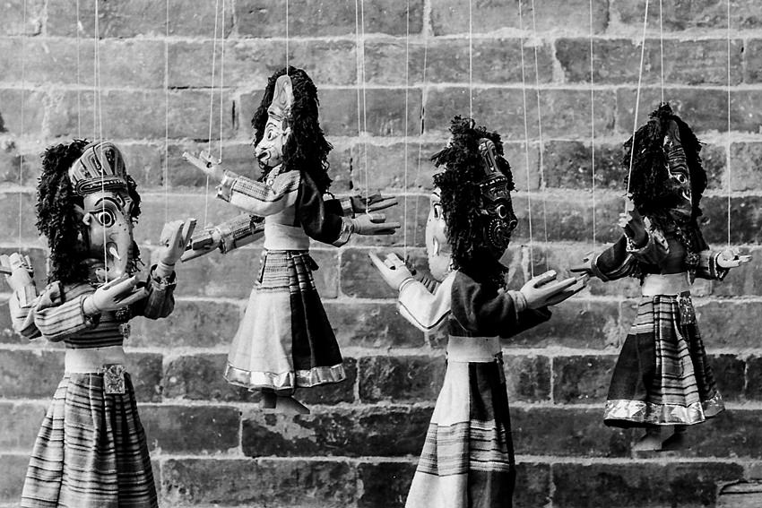 バクタプル | ネパール旅行記】操り人形 | Photo by awazo.com