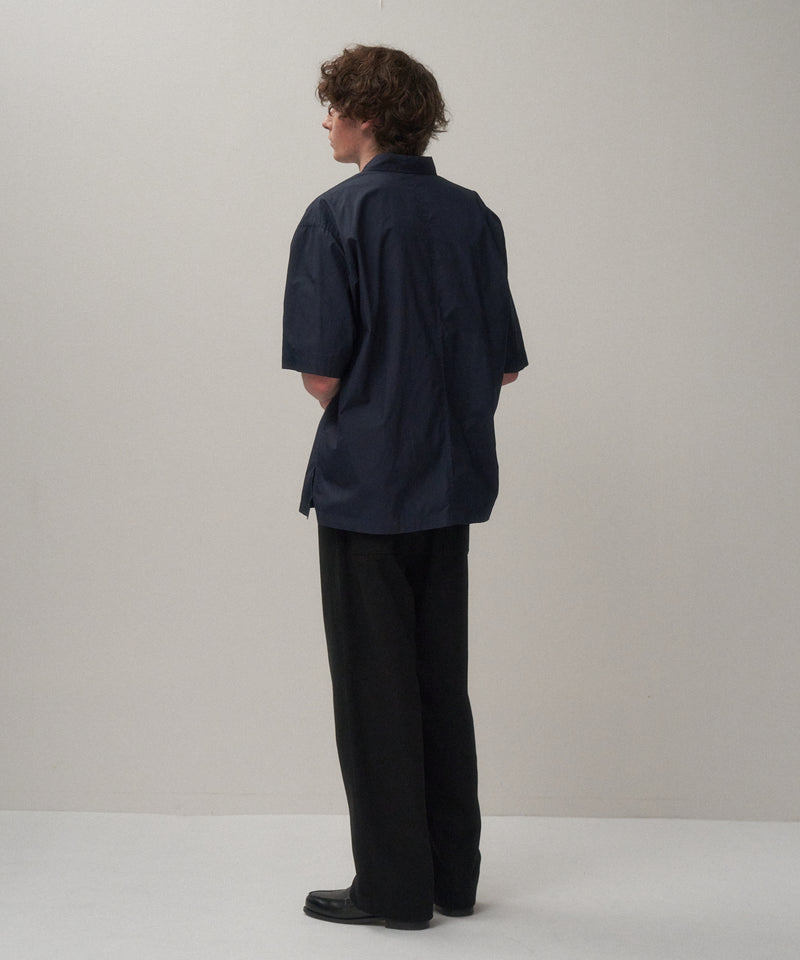 WASHED TWIST COTTON | TUCK WIDE PANTS – ATON | エイトン
