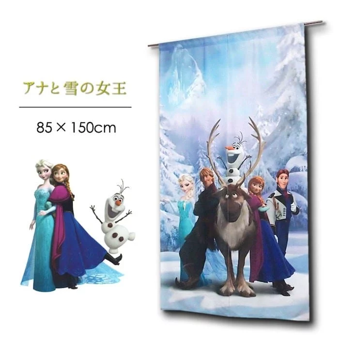 のれん アナと雪の女王 | オーダーカーテン激安通販 アットカーテン