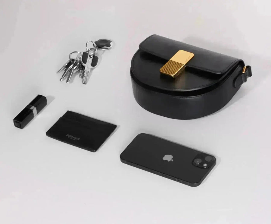 Mini Sully Gold Edition - Taupe box Leather – Ateliers Auguste