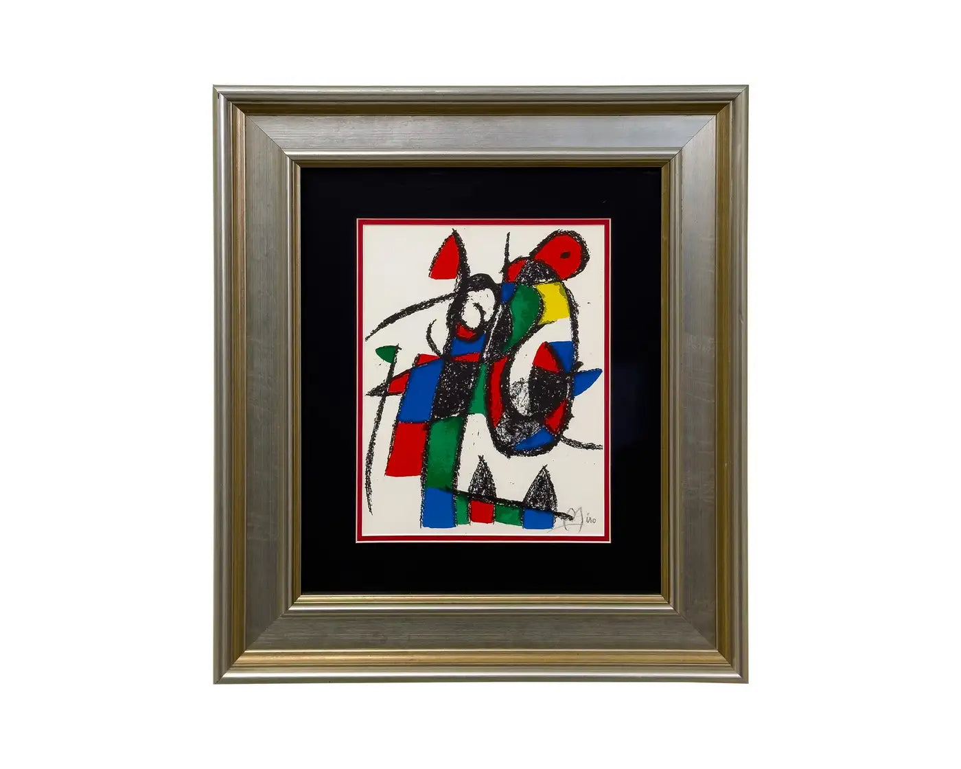 Joan Miro Original Lithograph From Portfolio II Maeght, Paris 1975, Ha