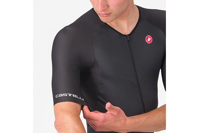 CASTELLI CORE SHORT SLEEVEトライスーツ BLACK | トライアスロンの