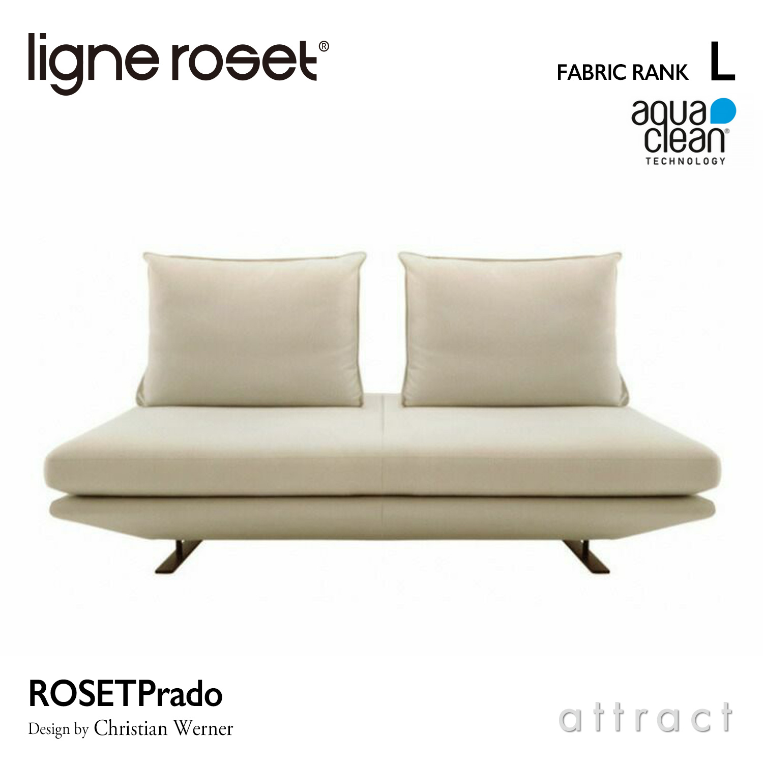 ligne roset リーン・ロゼ ROSETPrado ロゼプラド 3P ソファ 3人掛け