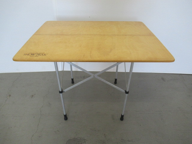 廃盤スノーピーク snowpeak アジャスタブル フォールディングテーブル