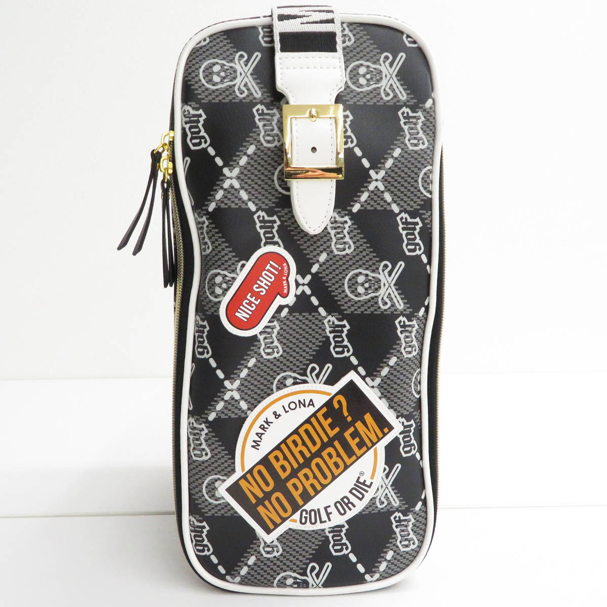 注目・1円～】MARK&LONA マークアンドロナ シューズケース ワッペン