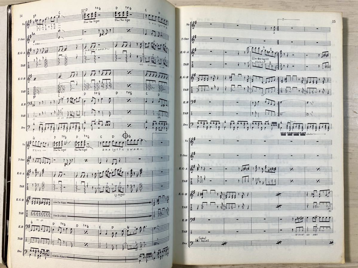 ☆バンドスコア☆ THE STREET SLIDERS / ストリート・スライダーズ