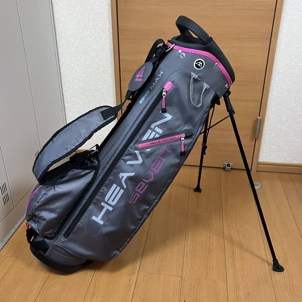 ビッグマックス スタンド式 キャディバッグ BMC013NC ホワイト 楽天