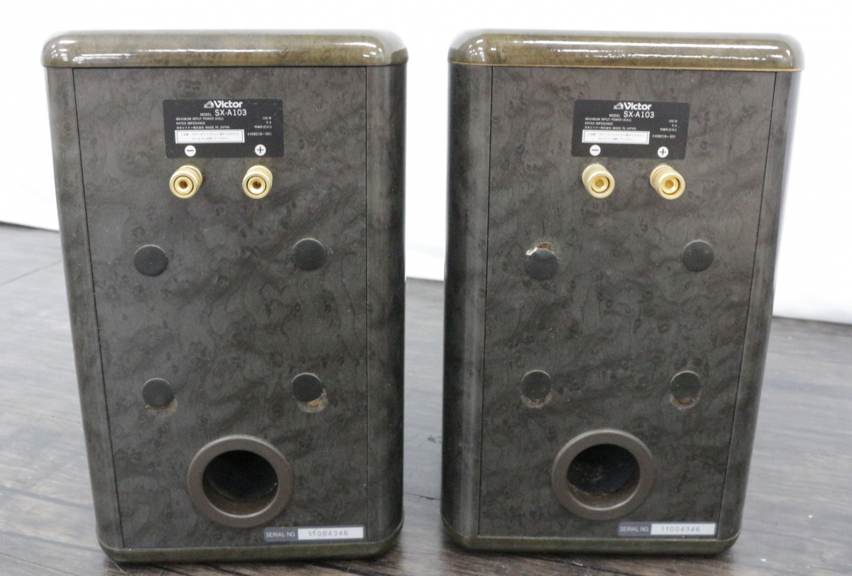 行董】Victor ビクター SX-A103 ペアスピーカー オーディオ 音響機器