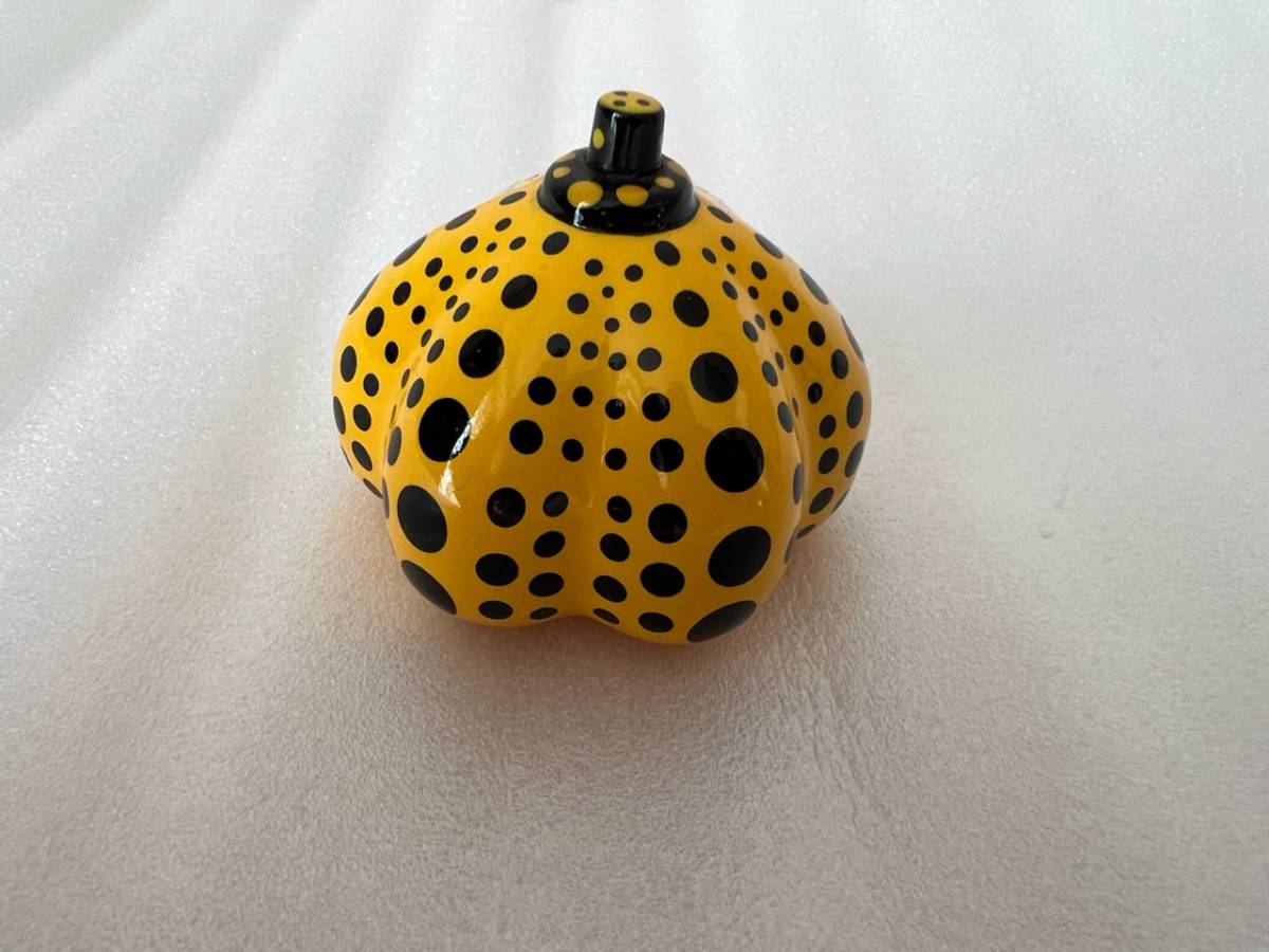 1円スタート 極美品】草間彌生 かぼちゃオブジェ ペーパーウェイト