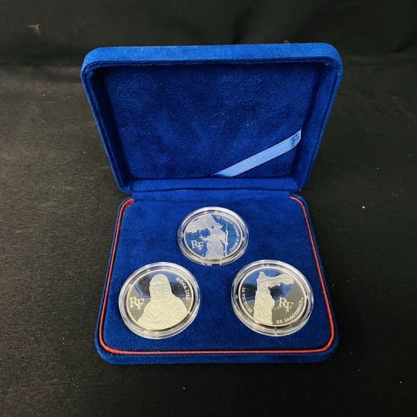 SV900】 MONNAIE DE PARIS モネ・ド・パリ 銀貨3枚 セット 1枚22g 記念