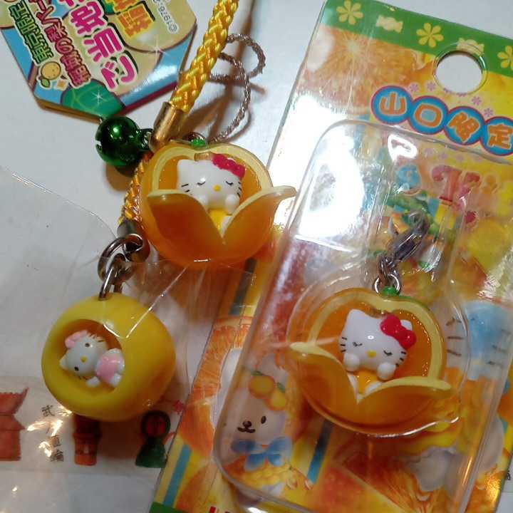はろうきてぃ YAMAGUCHI限定 夏みかん ファスナーアクセサリー2個