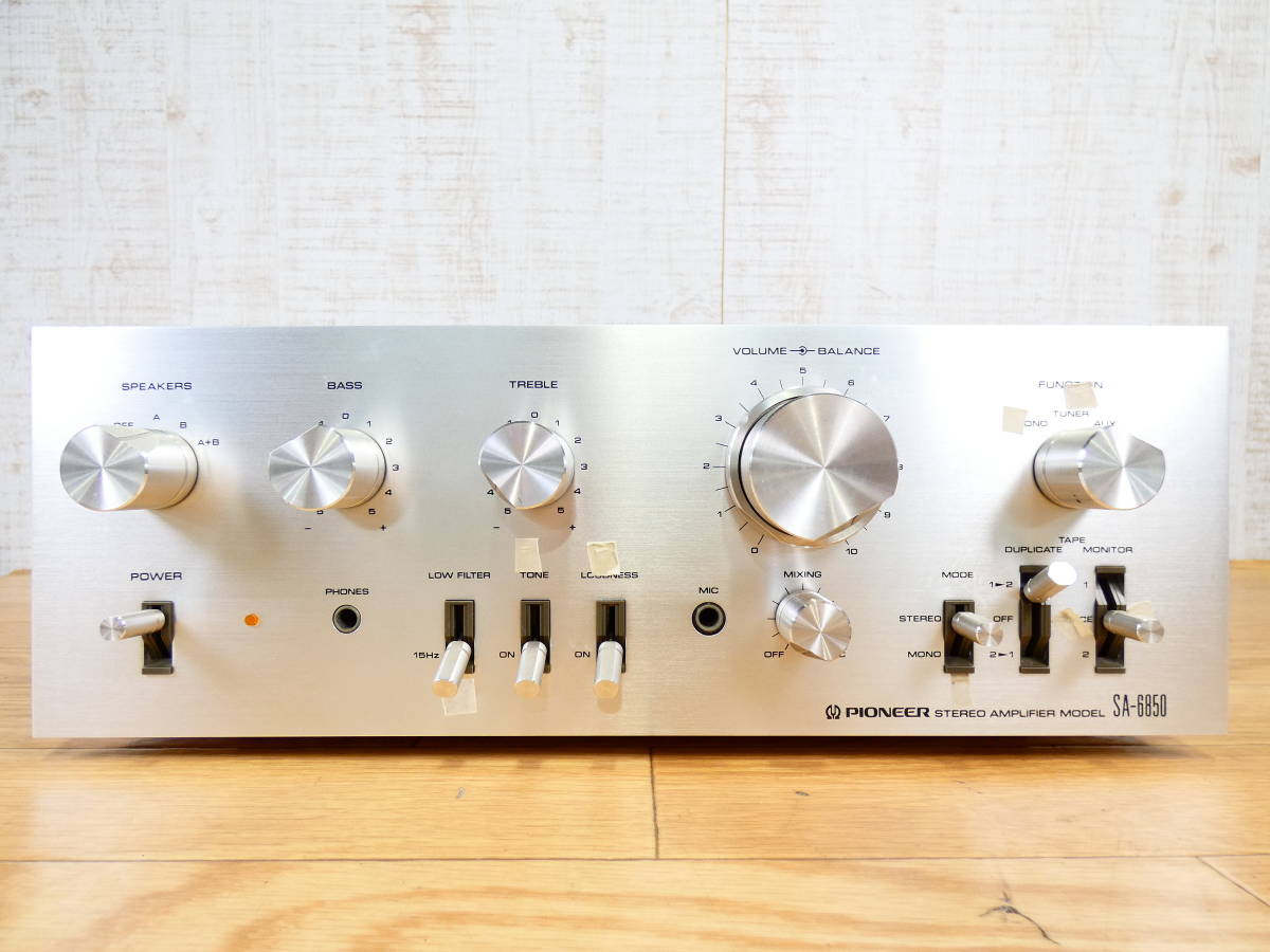 pioneer SA-6850 整備品 PIONEER プリメインアンプ SA-6850整備品