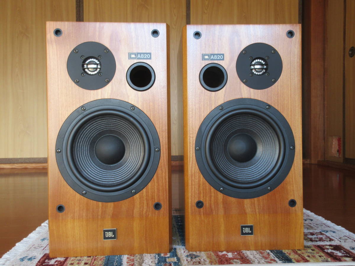 蘇った JBL A820 Vecchio ヴェッキオ 完動品 新品ラバーエッジ 交換済