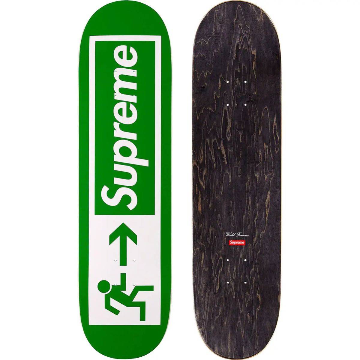 新品】21ss Supreme Exit Skateboard グリーン 8.25 シュプリーム