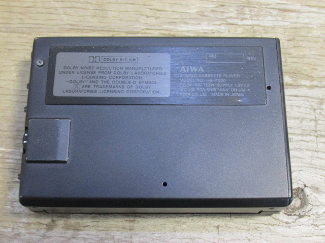 ジャンク AIWA HS-PX30 アイワ カセットプレーヤー 一式(再生専用
