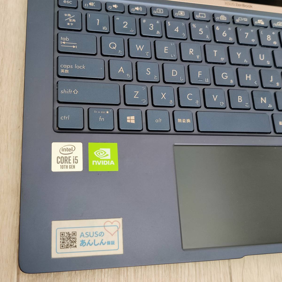 Windowsノート本体 ジャンクASUS ZenBook 14 UX433FNゲーミングノート