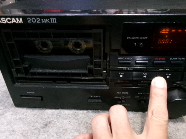 TASCAM 202mkⅢ 再生時のギリギリ音 – Audiolife － Enjoy your audio
