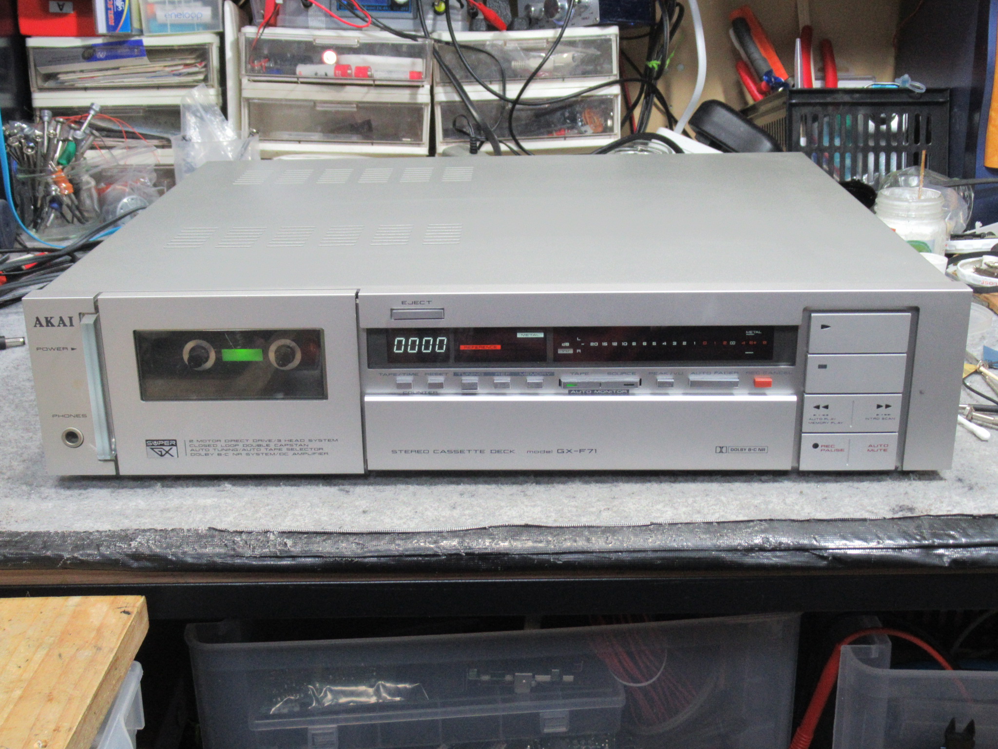 AKAI GX-F71 判断ミスで再修理 – Audiolife － Enjoy your audio life!!