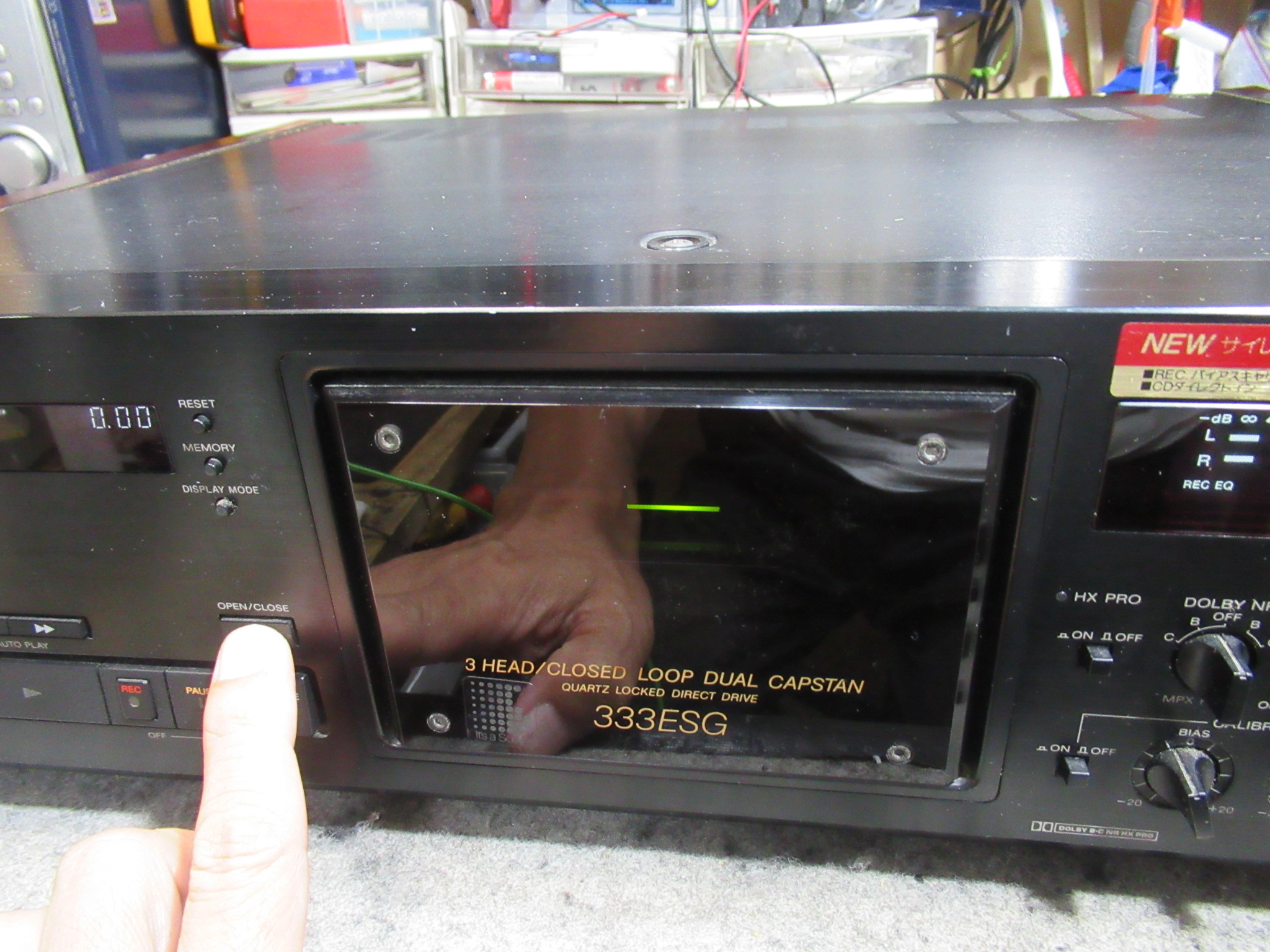 SONY TC-K333ESG 回転センサー故障ほか – Audiolife － Enjoy your