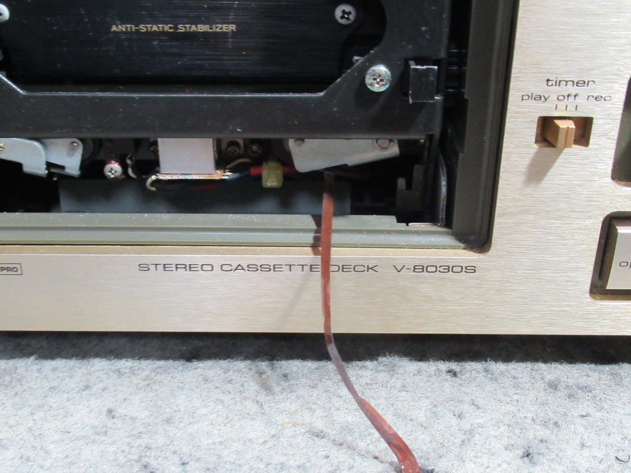 TEAC V-8030S テープの巻き付き – Audiolife － Enjoy your audio life!!