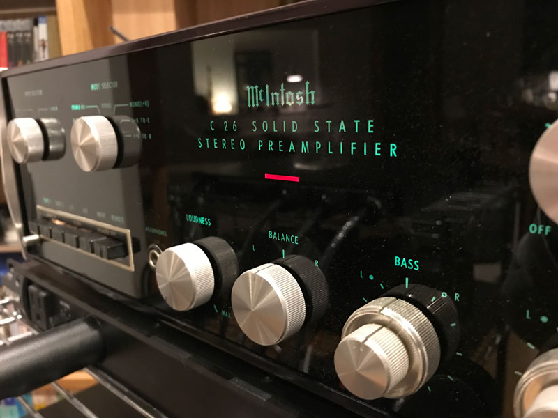 僕のオーディオ機材変遷（その8・McIntosh C26購入編） | Audio