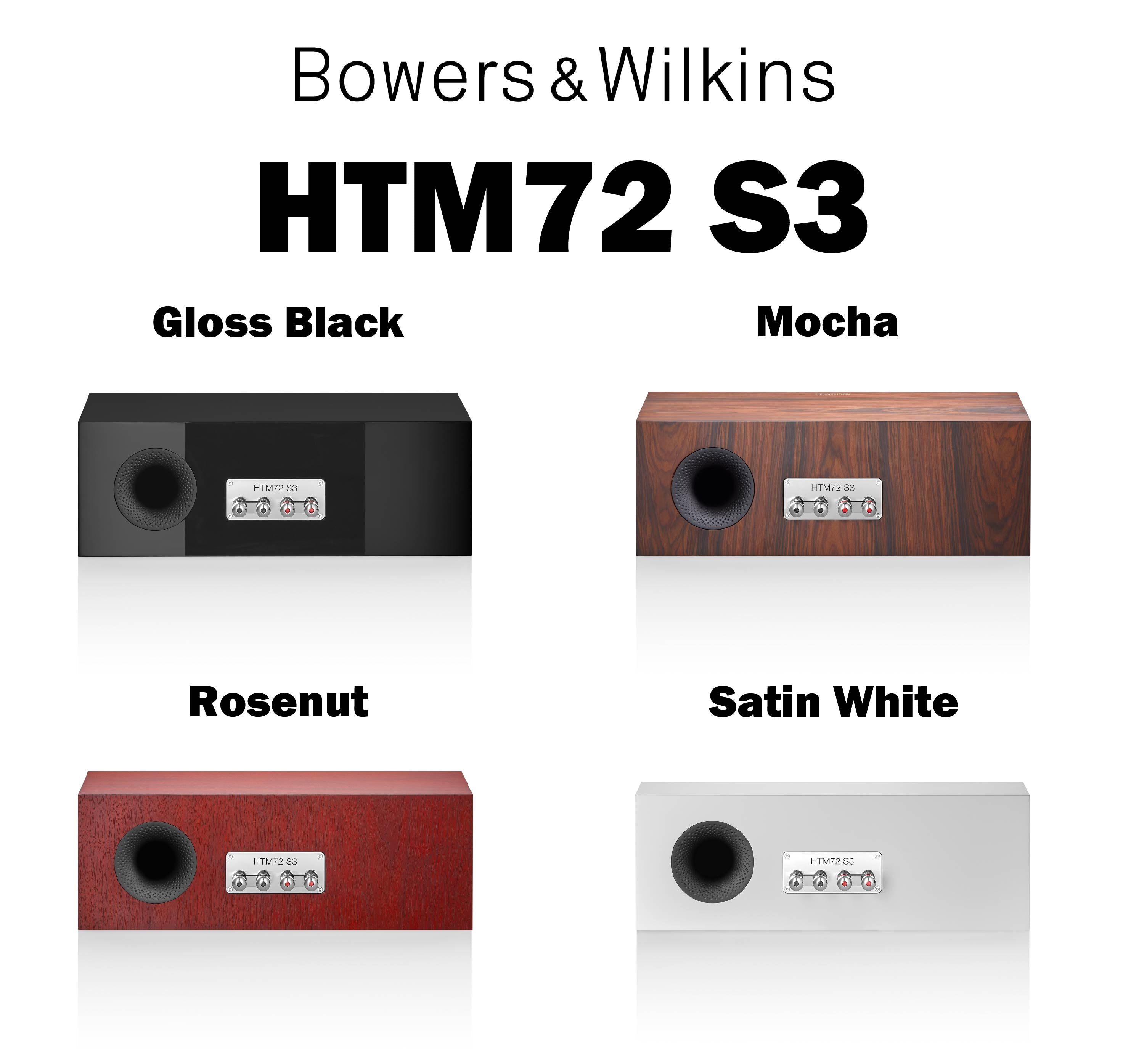 Bowers & Wilkins HTM72 S3 （1台） センタースピーカー – CORE