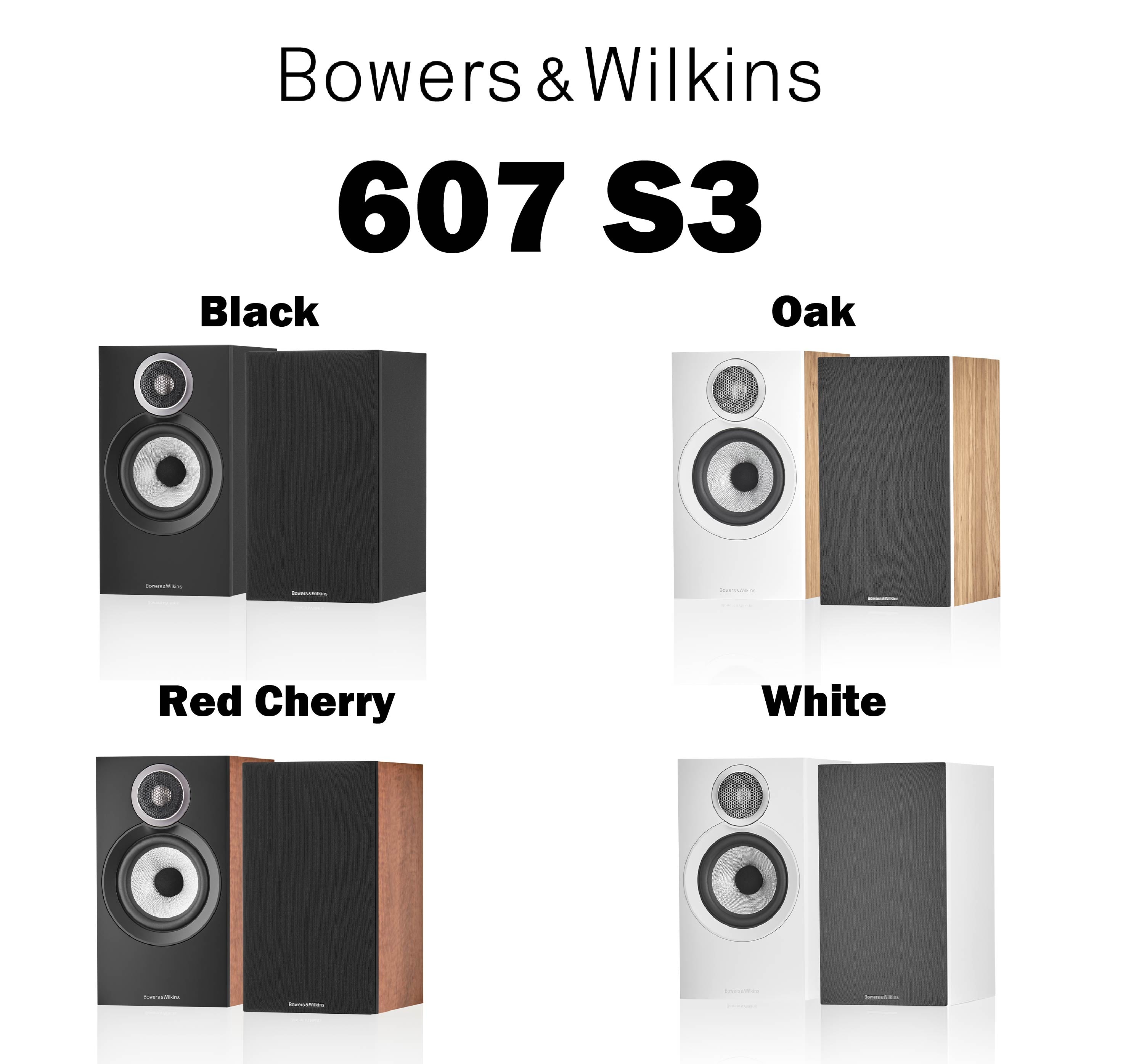 Bowers & Wilkins 607 S3 （ペア） ブックシェルフスピーカー – CORE
