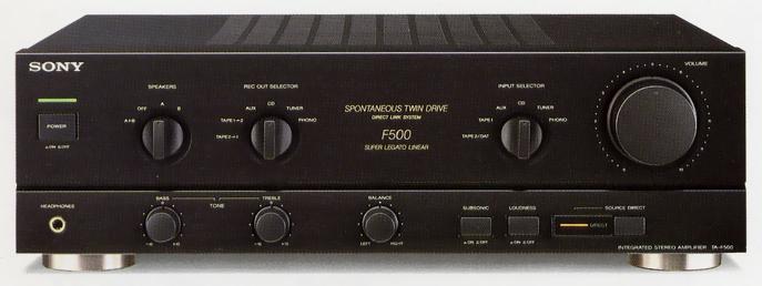 SONY TA-F500 Specifications SONY