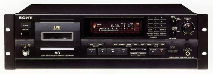 Specifications of SONY DTC-A8 SONY