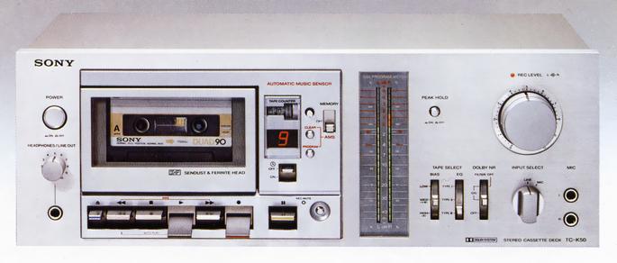 Specifications of SONY TC-K50 SONY