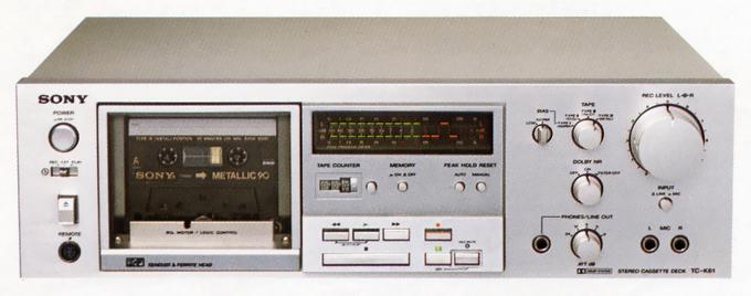 Specifications of SONY TC-K61 SONY