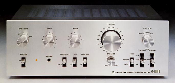 Pioneer of Pioneer SA-6800II specifications
