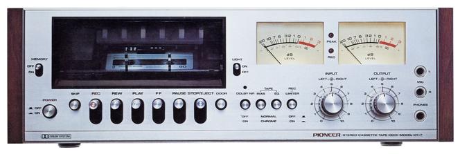 Pioneer of Pioneer CT-7 specifications