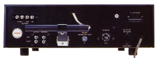 Pioneer of Pioneer TX-90 specifications