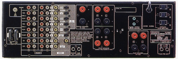 Specifications of KENWOOD KA-V6000 Kenwood