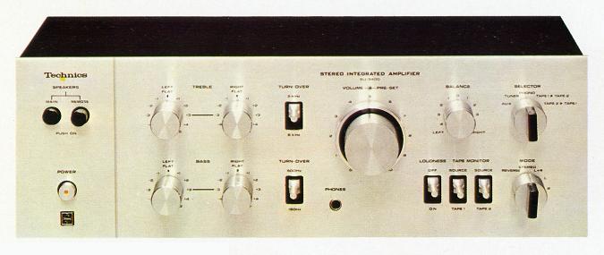 Technics SU-3400 specifications Technics
